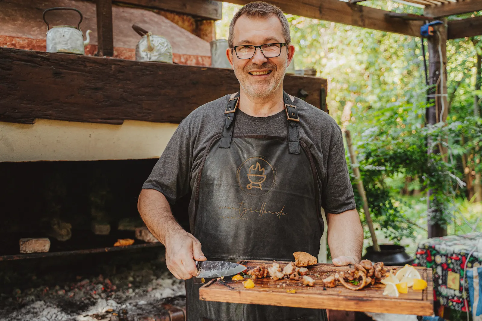 Daniel Wolf am Grill